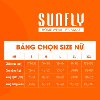 Bộ Đồ Mặc Nhà Nữ Pyjamas Lụa SUNFLY Áo Cộc Quần Sooc ST8776