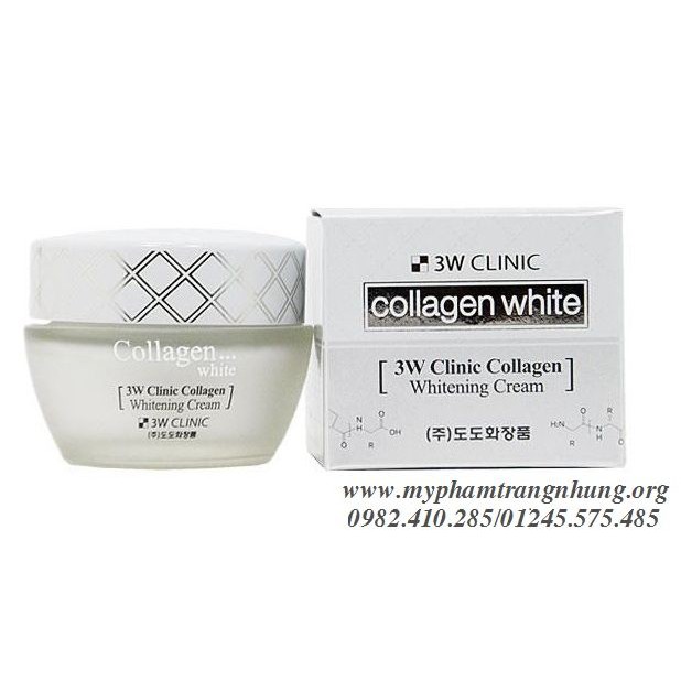 KEM DƯỠNG TRẮNG DA TINH CHẤT COLLAGEN 3W CLINIC COLLAGEN WHITENING CREAM