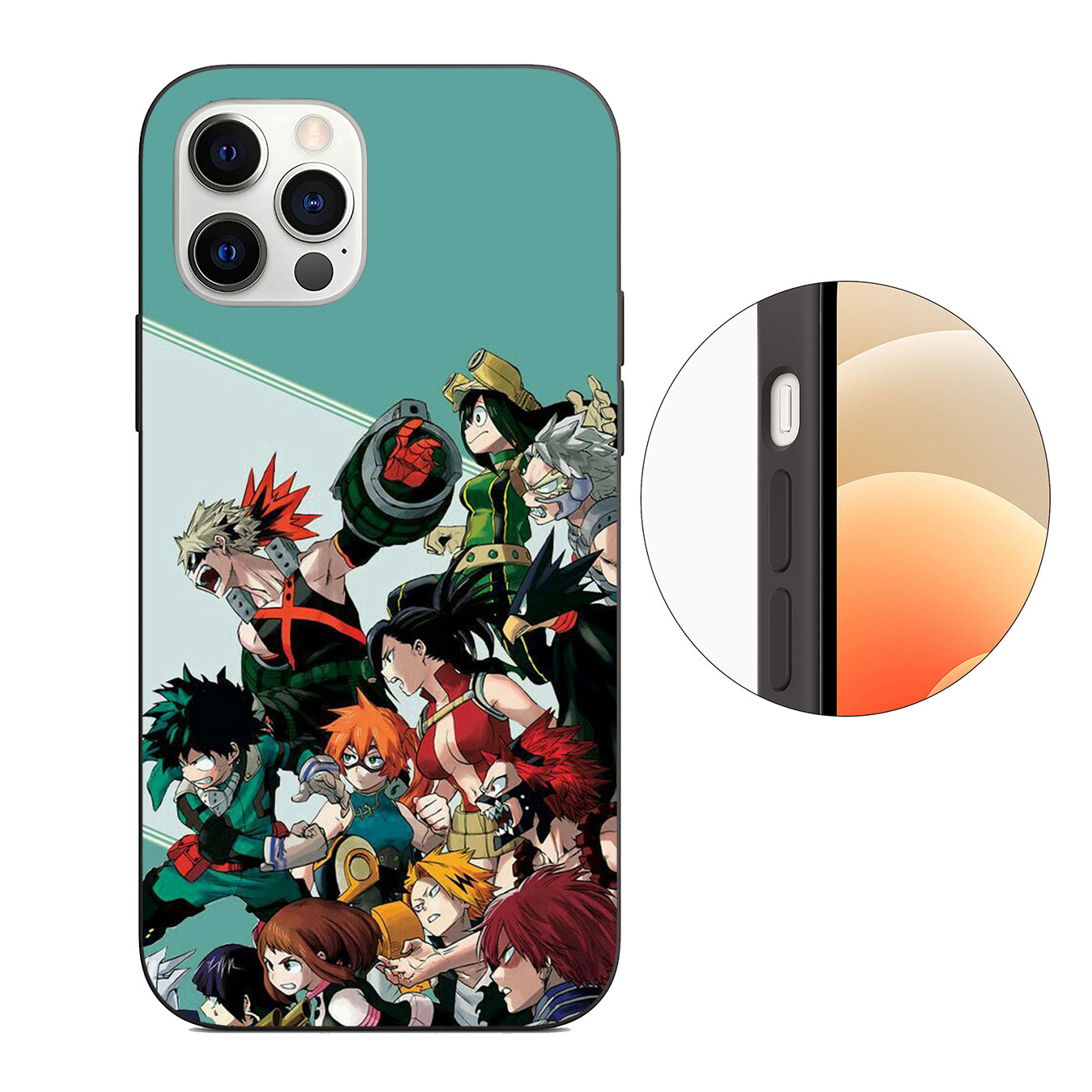 Samsung Galaxy A9 A8 A7 A6 Plus J8 2018 + A21S A70 M20 A6+ A8+ 6Plus Phone Case Soft Silicone Casing My Hero Academia