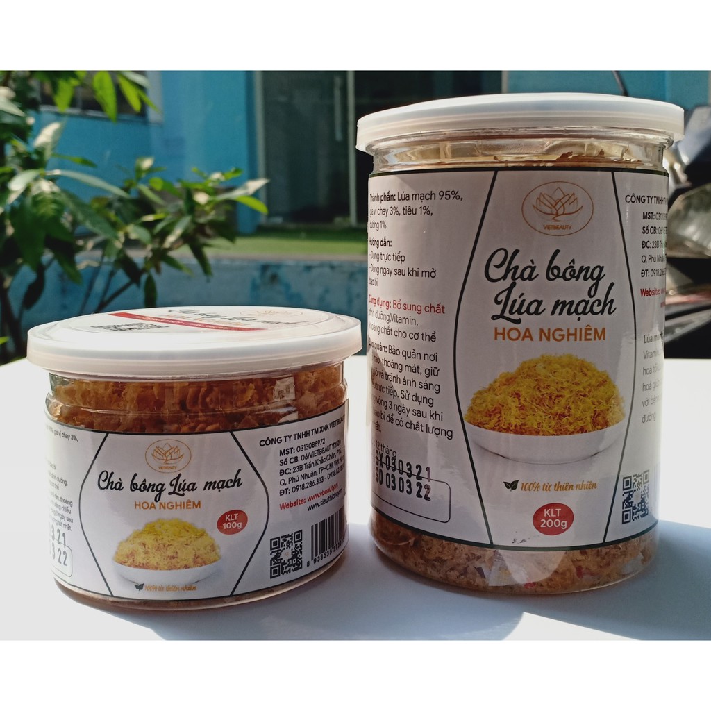 Đồ chay CHÀ BÔNG CHAY LÚA MẠCH