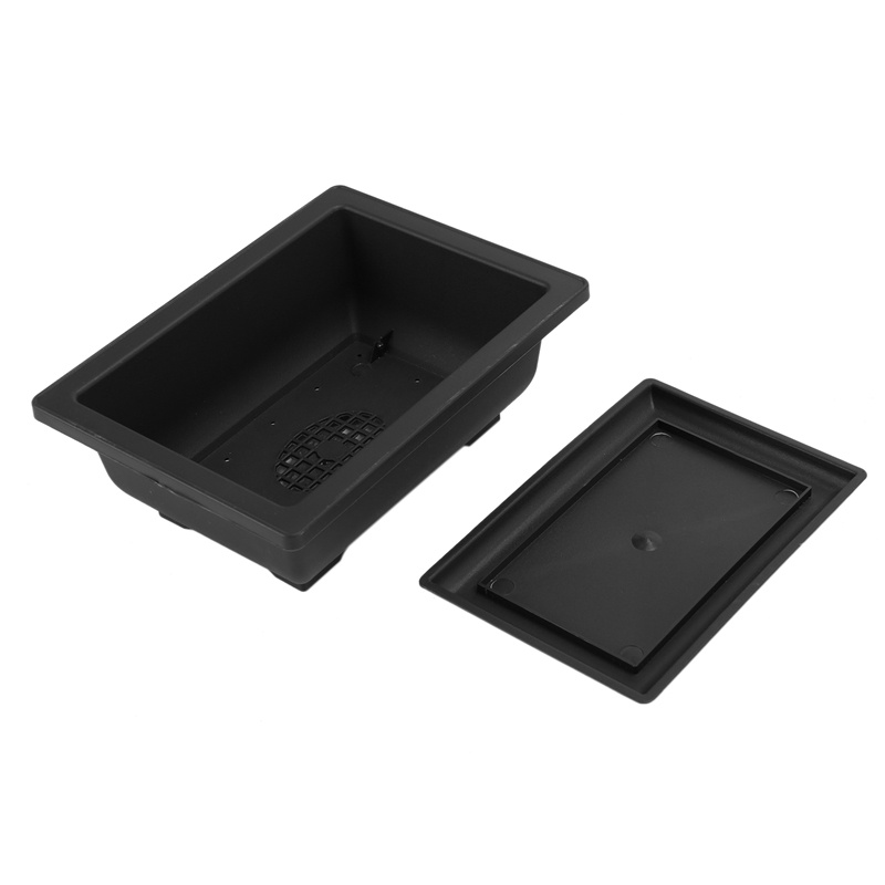 Bộ 10 Chậu Trồng Cây Bonsai Bằng Nhựa Kích Thước 16.5X12cm Trang Trí Phòng Khách / Sân Vườn / Ban Công