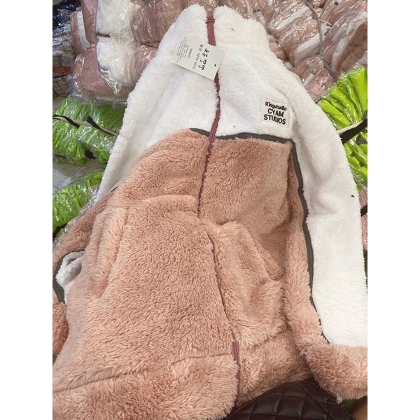 ÁO KHOÁC HỒNG PHỐI CYAM