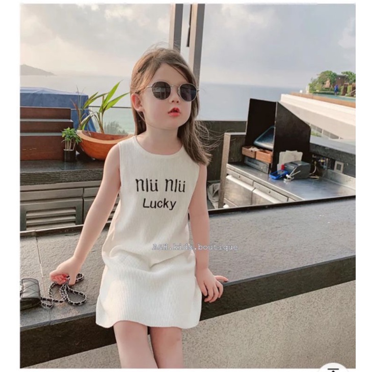 VÁY XUÔNG SÁT NÁCH THUN TĂM CHO BÉ GÁI 1 ĐẾN 5 TUỔI