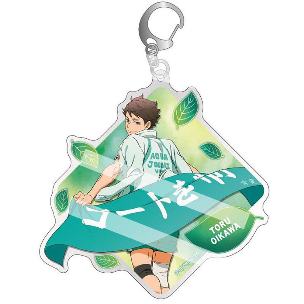 Móc Khóa Acrylic Họa Tiết Hoạt Hình Haikyuu Dễ Thương