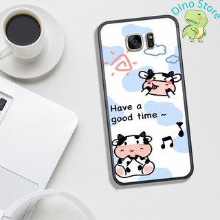 [Free Thêm Tên/Ngày Sinh/SĐT] ỐP LƯNG UV SAMSUNG S7/S7E/A9 PRO/C9 PRO, IN HÌNH CHÚ BÒ SỮA CUTE.