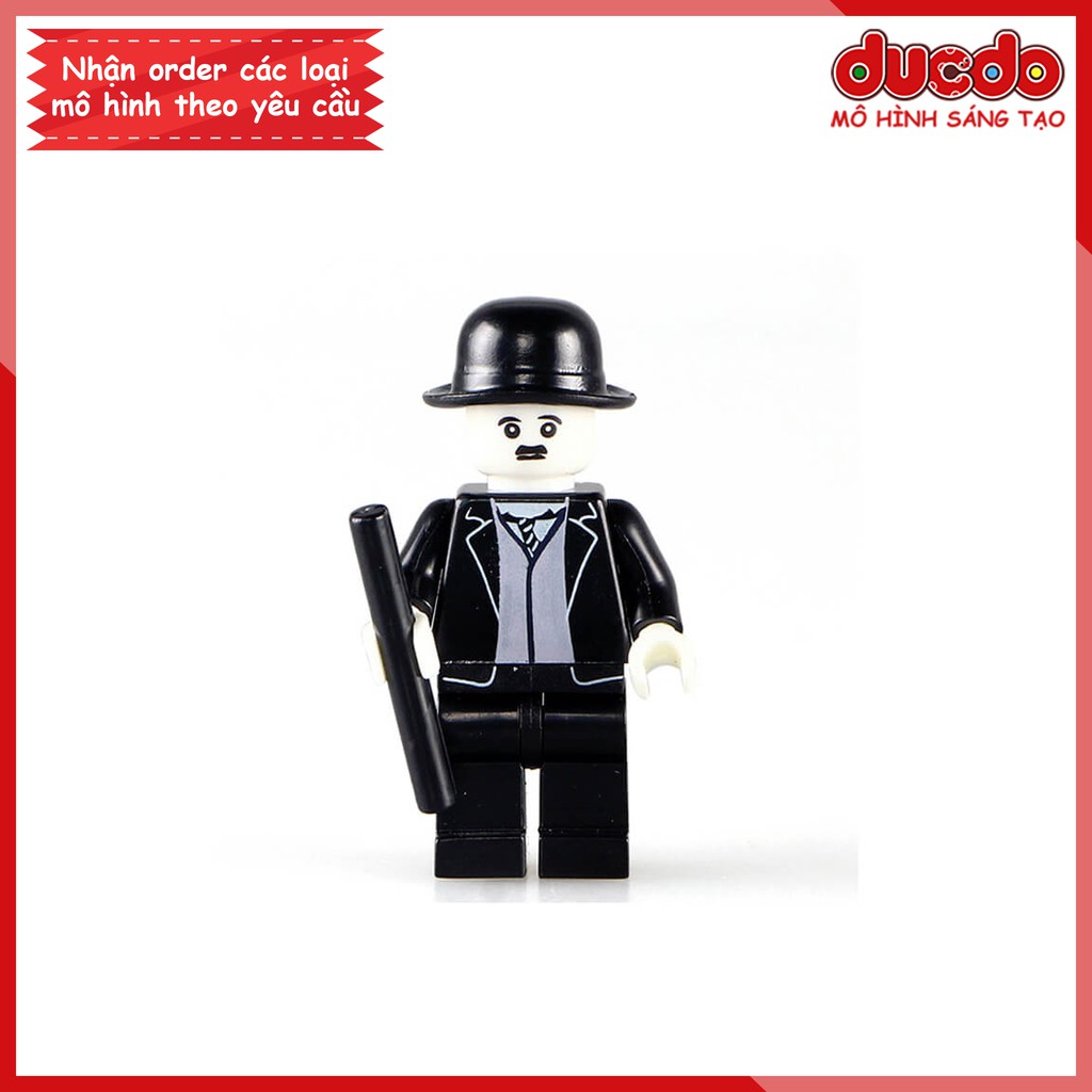 Minifigures Vua hề Sác lô Charlie Chaplin - Đồ chơi Lắp ghép Xếp hình Mini Mô hình WM201