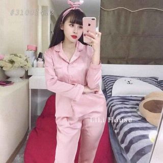 Bộ lụa áo dài quần dài loại 1 cao cấp