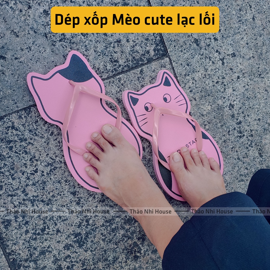 Dép Xỏ Ngón Nữ Dép Đi Trong Nhà Dép Đi Biển Hoạt Hình ZELDA STAR