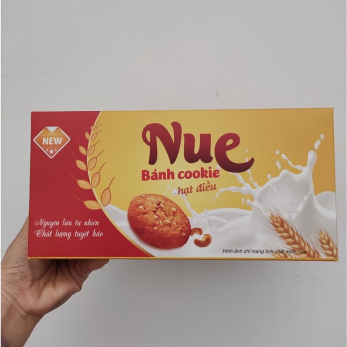 Sỉ _Nue Bánh Cookies hạt điều 120g (thùng 42 hộp)