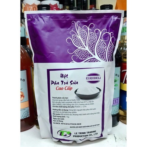 Bột Pha Trà Sữa Cao Cấp - EURODELI 1KG - độ ngậy cực cao