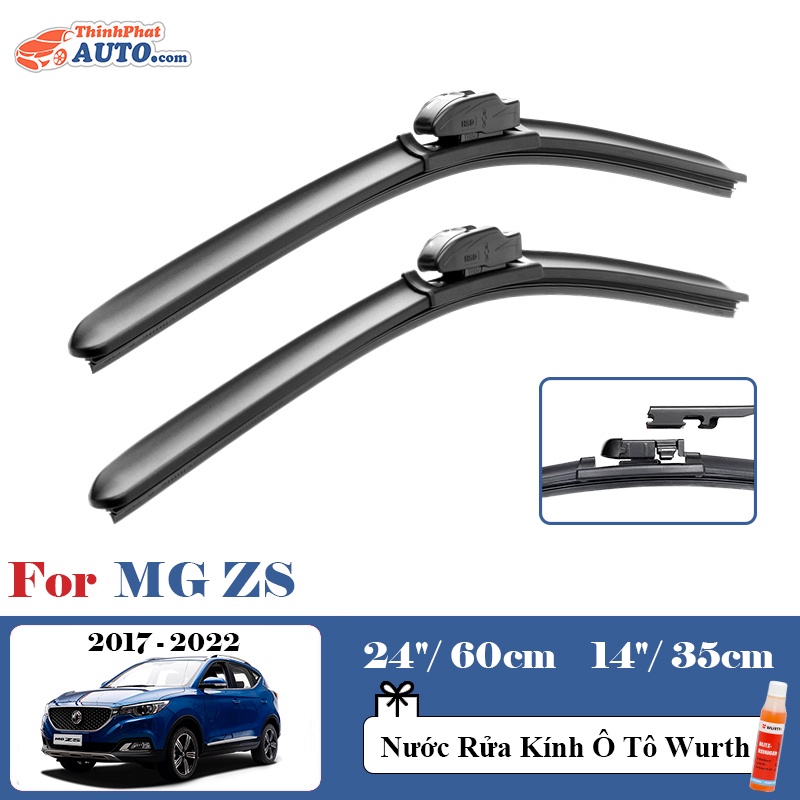 Gạt Mưa Xe MG ZS (2017 - 2022) Silicone Chính Hãng TP-Wiper