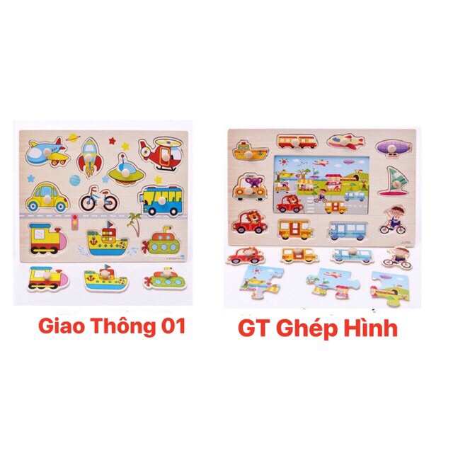 Bảng ghép có núm các chủ đề 20*30cm