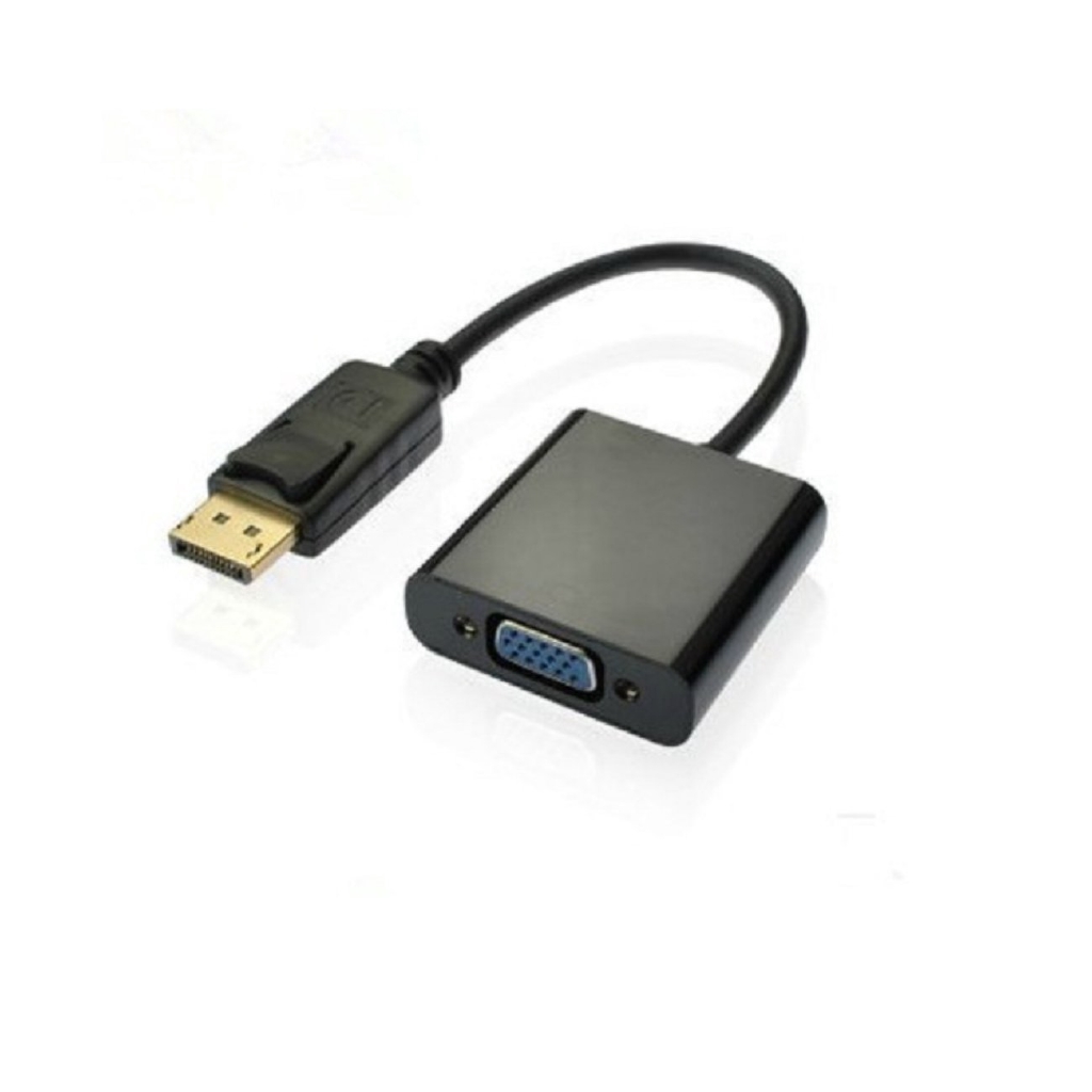 A Displayport DP to VGA Adapter Male to Female Converter Display Port Adapter