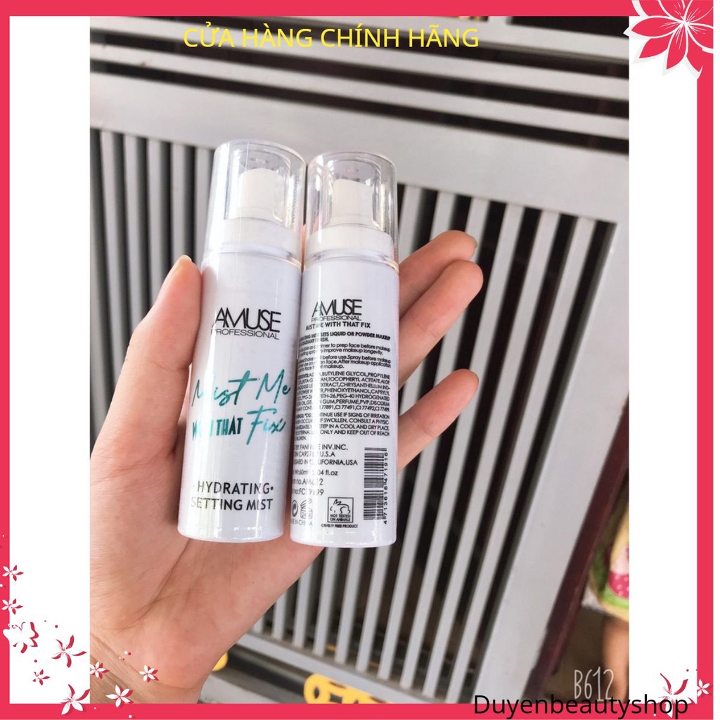 XỊT KHÓA NỀN AMUSE - USA GIỮ CHẶT LỚP TRANG ĐIỂM - MAKEUP LÂU TRÔI