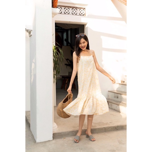 Đầm hoa Ceci cela size M