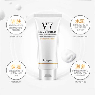 [RẺ VÔ ĐỊCH] Sữa rửa mặt trắng da Lazy Clanser V7