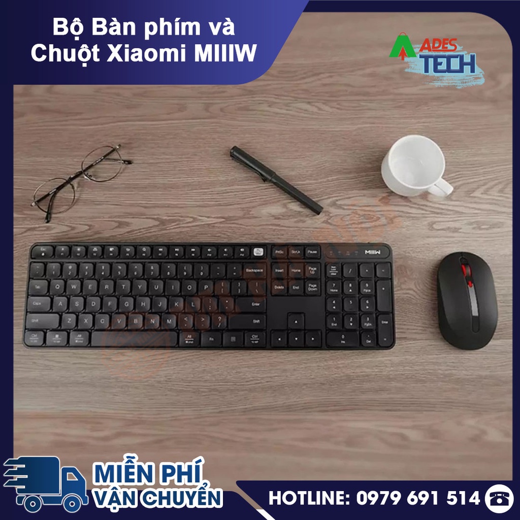 Bộ Bàn Phím Và Chuột Không Dây Xiaomi MIIIW MWC01 - Hàng Chính Hãng