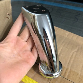 Bộ 4 Chân bàn, chân ghế cong inox