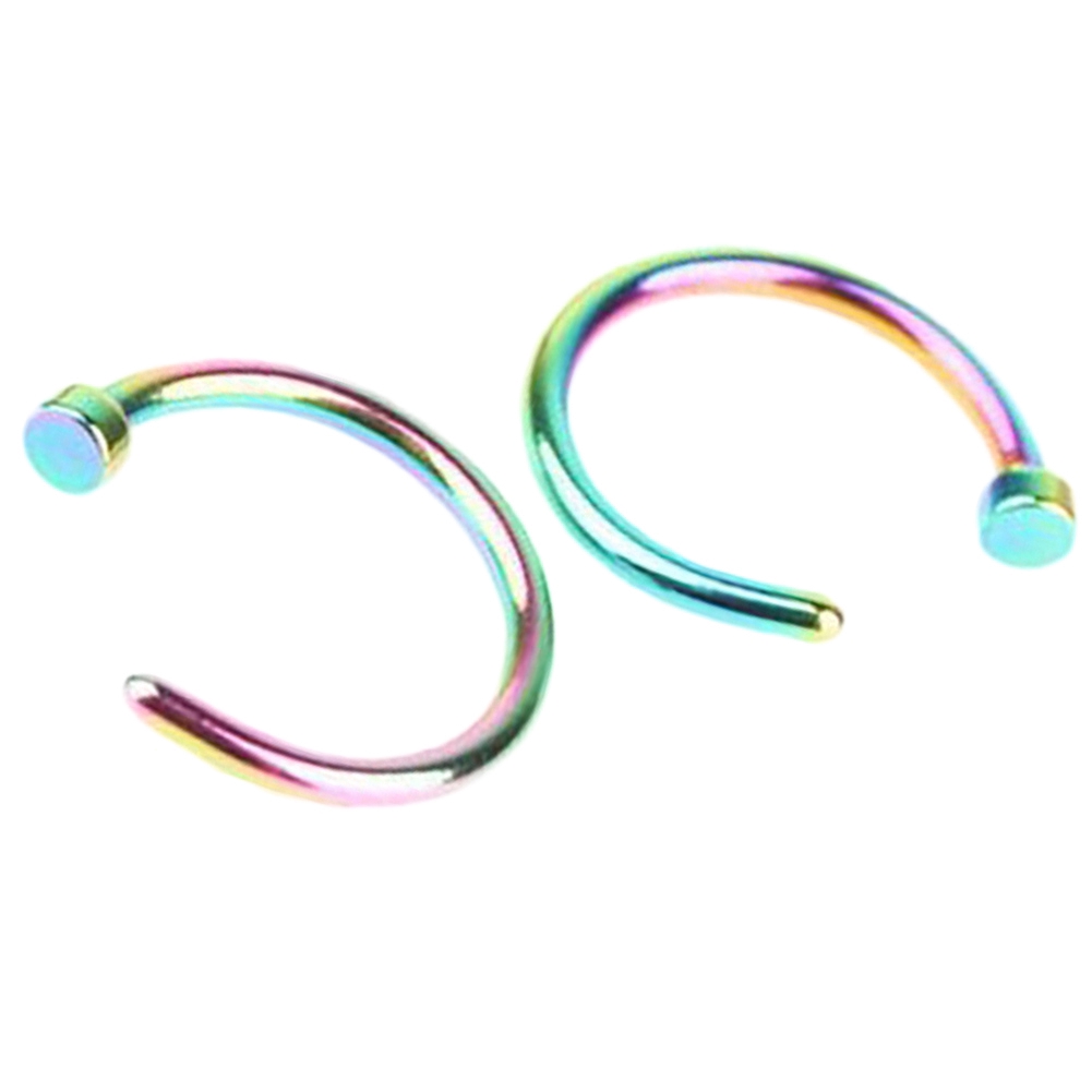 Khuyên mũi xỏ lỗ dạng vòng mở thời trang cá tính