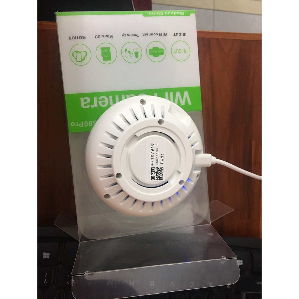 Camera Wifi V380 Pro Ốp Trần Xem Toàn Cảnh 360 độ Không Góc Chết - Mã Thẻ Nhớ Chuẩn Camera | BigBuy360 - bigbuy360.vn