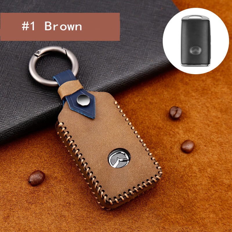 Vỏ Bọc Bằng Da Cho Chìa Khóa Xe Hơi 3 Nút Mazda 3 Cx30 Chất Lượng Cao