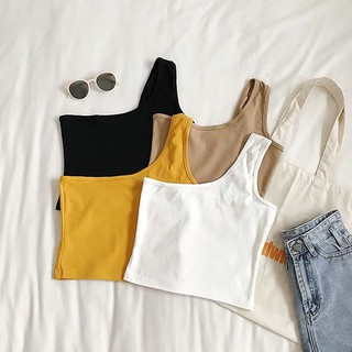 Áo croptop vai xéo