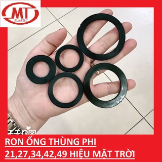 [bịch 10 cái] Ron ốc phi PVC 21,27,34,42,49, ron ống thùng phi Hiệu Mặt Trời