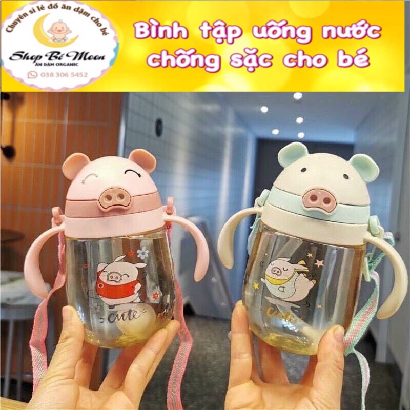 BÌNH TẬP UỐNG NƯỚC, CHỐNG SẶC CHO BÉ