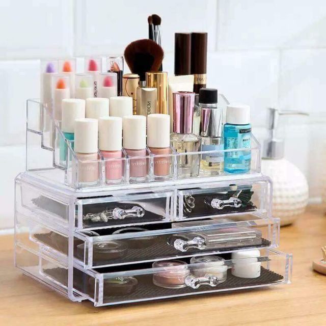 Kệ để đồ trang điểm 2 tầng