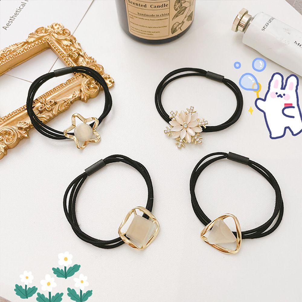 Dây Buộc Tóc Hình Vuông Đơn Giản Phong Cách Retro Nhật Bản WMES15H Cho Nữ