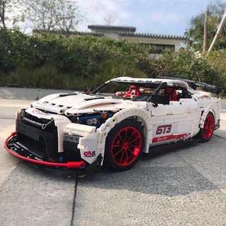    CÓ SẴN  lắp ráp mô hình siêu xe mould king 13172 MODELS Nissan GTR 