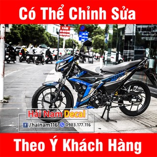 Tem Trùm Raider Fi Đen Xanh