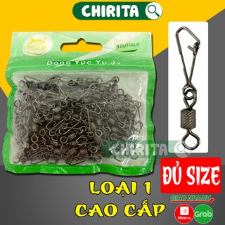 Khóa Link Câu Cá Nhật Bản YOWAGO - Móc Link Câu Cá Cao Cấp Chống Xoắn ( Bịch 100 Cái )