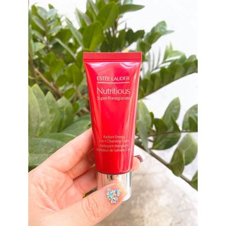 Sữa rửa mặt lựu đỏ Estee Lauder Nutritious Super-Pomegranate Radiant Vitality 2-in-1 Foam Cleanser