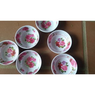 Sét 5 bát đựng nước chấm phíp (hoa ngẫu nhiên)