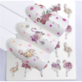 Decal nước 3D dán móng xing 08