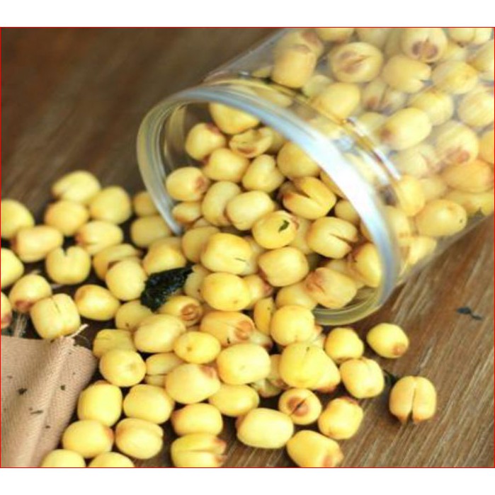 LON 300G HẠT SEN SẤY MỘC GIÒN KHÔNG ĐƯỜNG TAN TRÊN ĐẦU LƯỠI