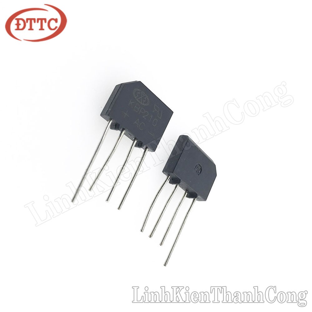 Diode Cầu KBP210 2A 1000V DIP-4