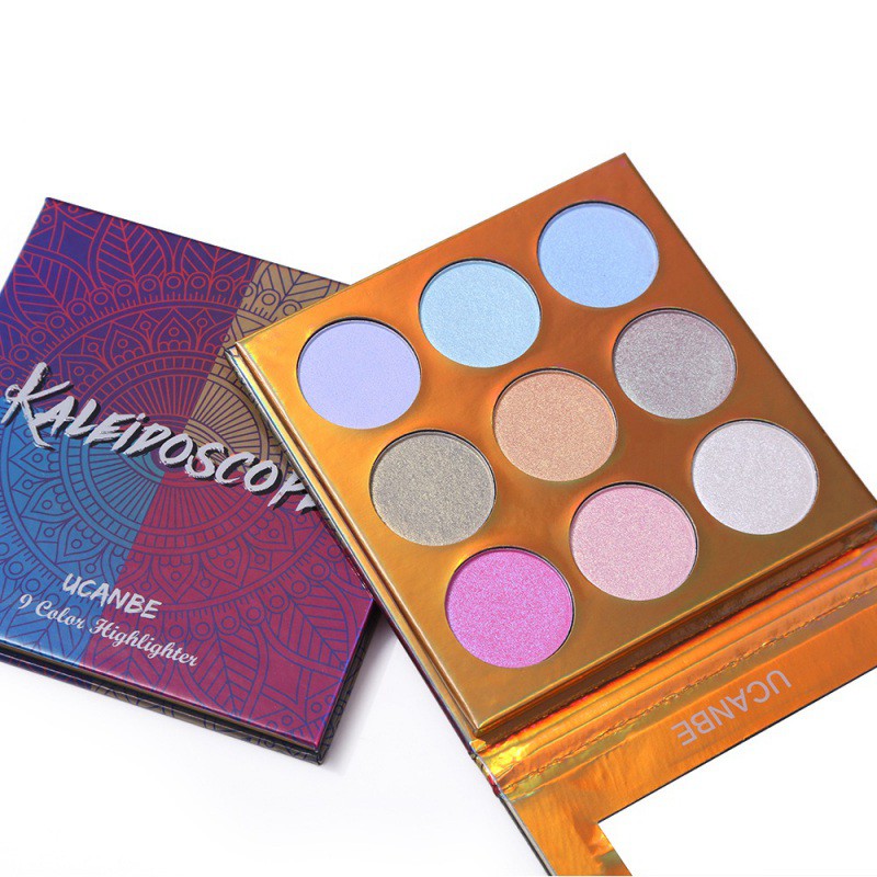 [Hàng mới về] Bảng phấn bắt sáng và tạo khối 9 màu kết hợp trang điểm nổi bật kháng nước và lâu trôi | BigBuy360 - bigbuy360.vn