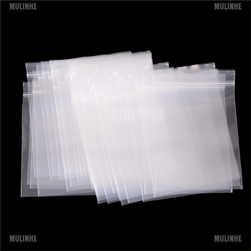 Set 100 túi zip nhựa dày 0.12mm