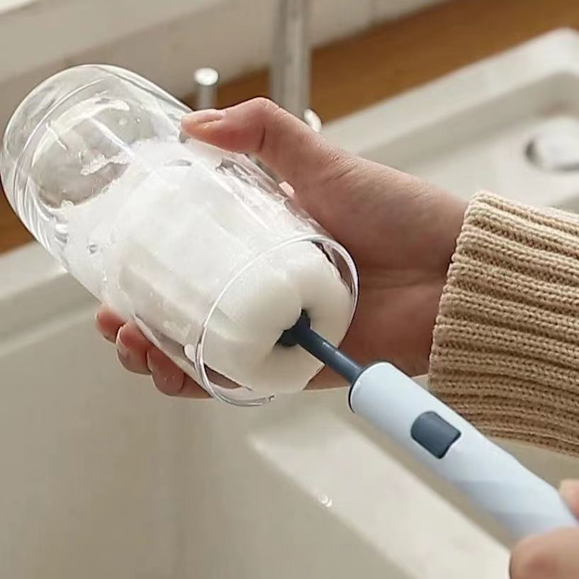 Cọ Vệ Sinh Cốc Nước Tay Cầm Dài Tiện Dụng