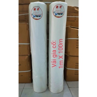 👷🏻‍♀️ Vải Gia Cố - Sợi polyester Chống Thấm, Sàn Mái ( 1M x 10M)