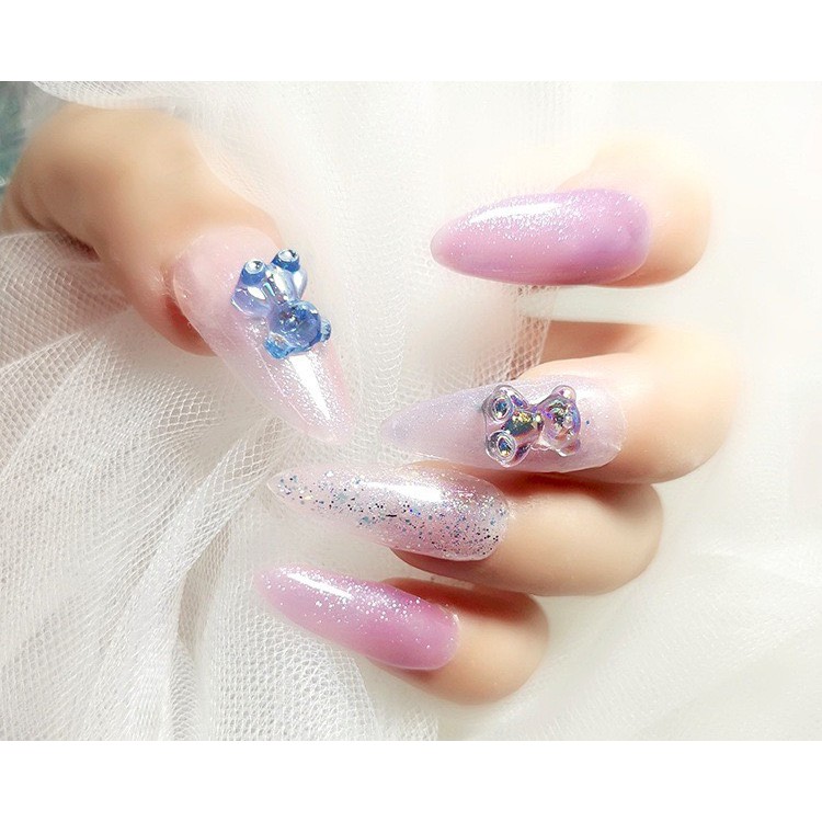 (Ảnh Thật) Charm Gấu Mix Trang Trí Móng