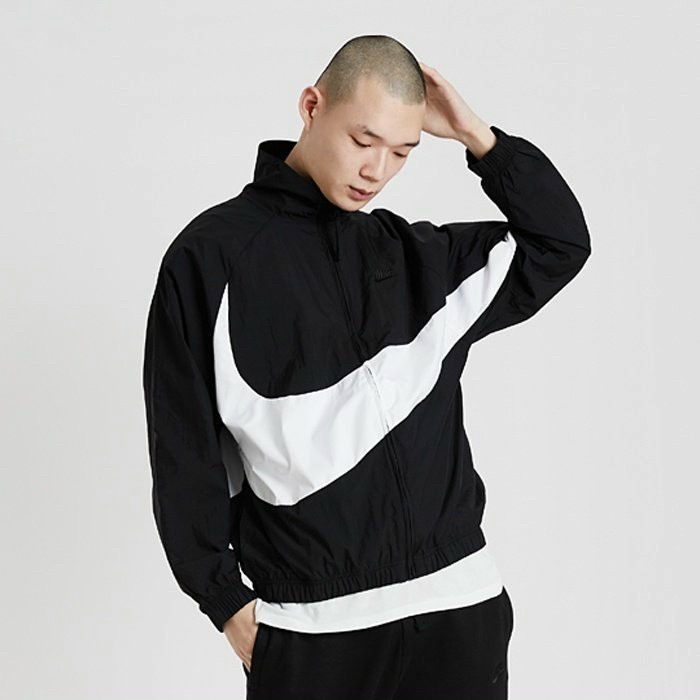 Áo Khoác Dù NIKE BIG LOGO Túi Khóa Kéo Lót Lưới