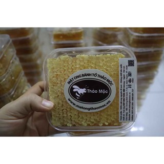MẬT ONG BÁNH TỔ THẢO MỘC HỘP 400GR MẬT HOA RỪNG MẬT VÀNG THƠM NGON