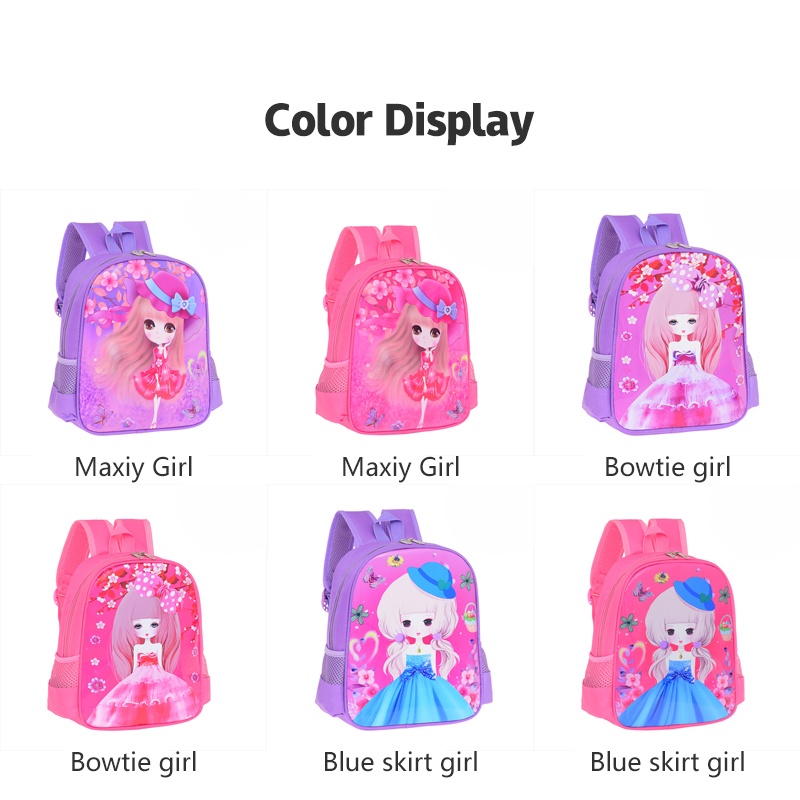 Menas Balo Siêu Nhẹ In Họa Tiết Hoạt Hình Dễ Thương Cho Bé