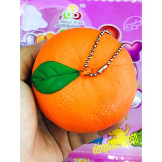 [CÓ VIDEO] ĐỒ CHƠI - MÓC KHÓA SQUISHY QUẢ QUÝT CỰC MỀM