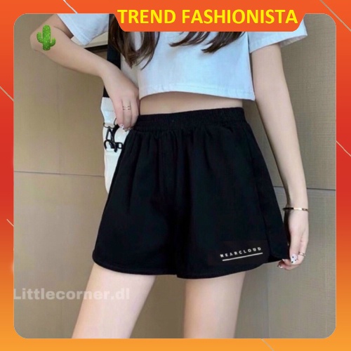 Quần sort nữ mặc nhà from rộng chất da cá thoáng mát mềm mịn hàng chuẩn shop