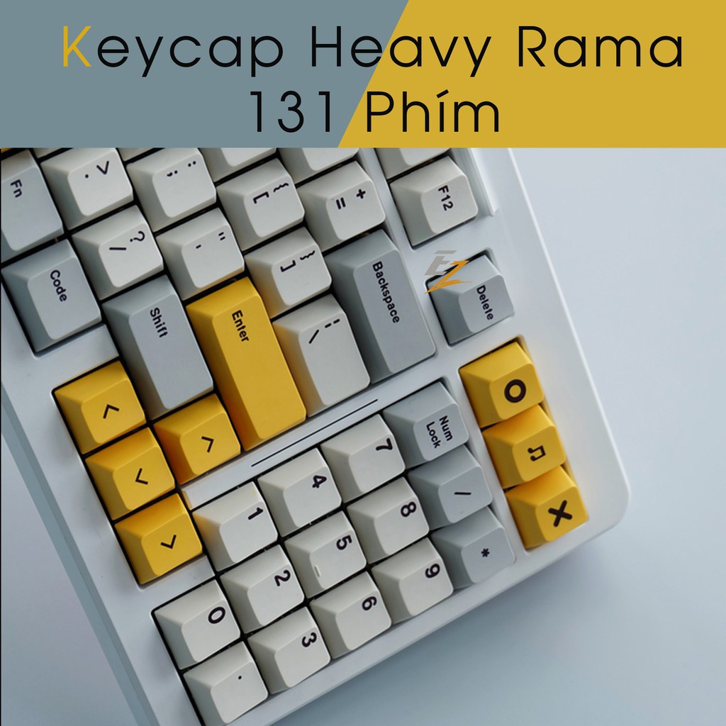 Keycap Heavy Rama Thick PBT Cherry Profile 131 Phím