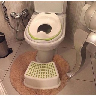 Nắp ngồi toilet cho bé TOSSIG, Đệm chống trơn trượt, bệ lót bồn cầu cho bé